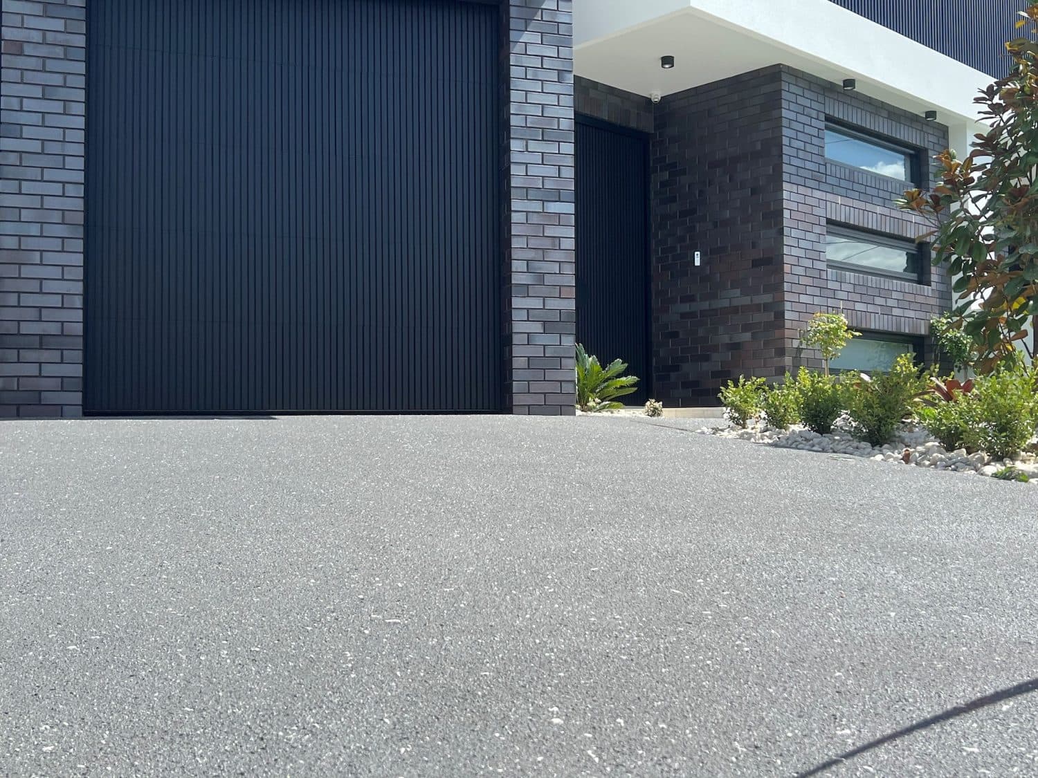 Steel grey resurfacing finish with white and black fleck, one of the mid-range colour options