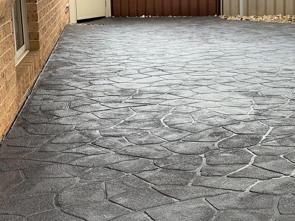 Wash and reseal in Charcoal, backyard wash and reseal at a home in Hoxton Park, Sydney