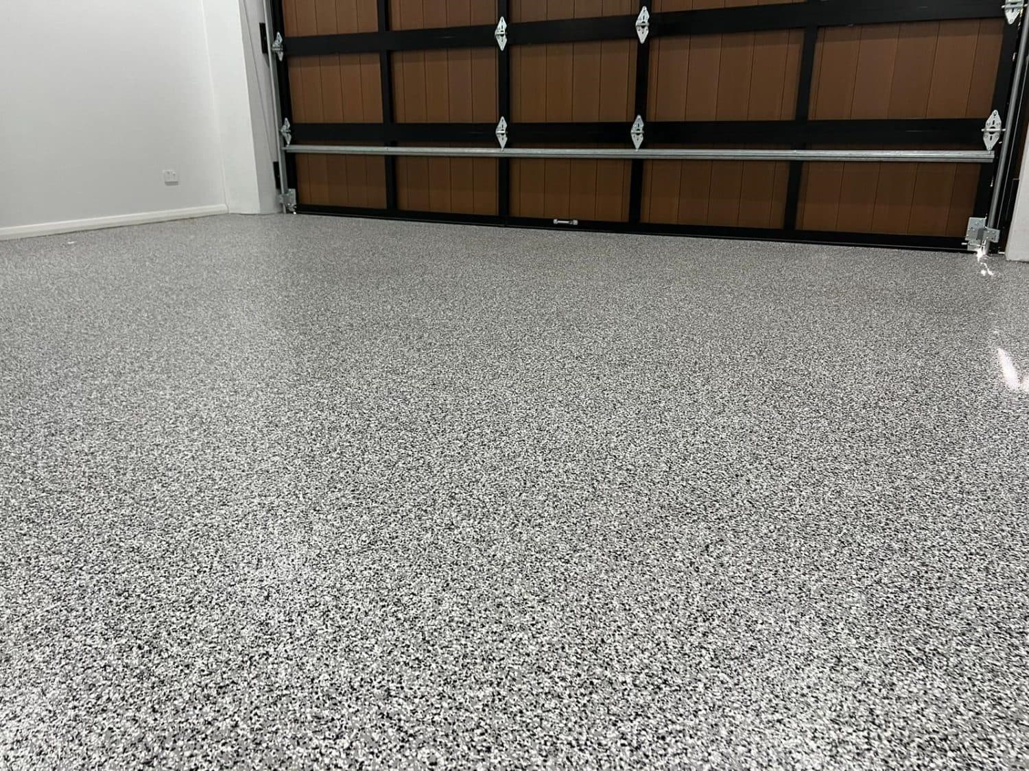 APC flake system in Cookies and cream, garage floor at a home in North Parramatta, Sydney
